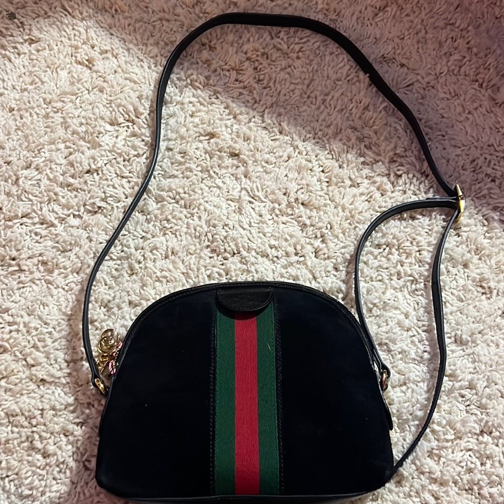 Gucci Ophidia Dome Shoulder bag Suede small